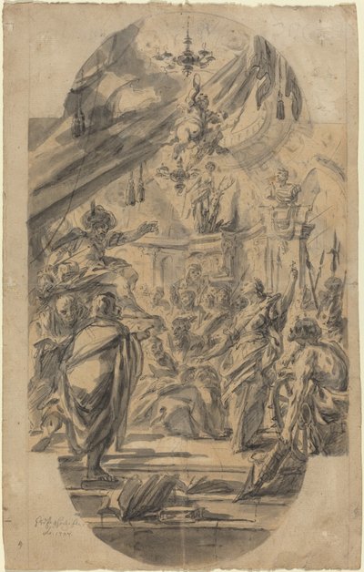 Die Disputation der Heiligen Katharina von Alexandria von Georg Wilhelm Neunhertz
