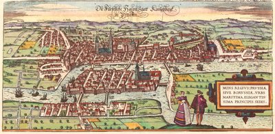 Kaliningrad, Russland von Georg and Hogenberg Franz (1535 90) Braun
