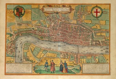 Karte von London aus 