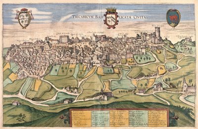 Tricario, Region Basilikata, Italien (Stich) von Georg Braun and Hogenberg Franz