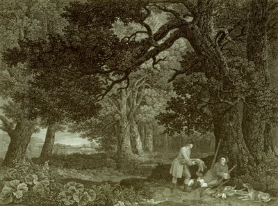 Eine Ruhe nach dem Schießen, Platte 4 von George (after) Stubbs
