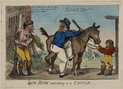 JACK JUNK geht auf eine KREUZFAHRT von George (attr. to) Cruikshank