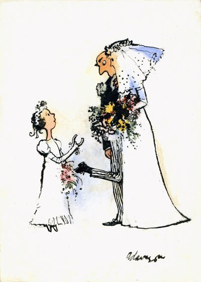 Hufeisenabsatz zur Hochzeit von George Adamson