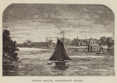 Irrenanstalt, Blackwells Island von George Augustus Sala
