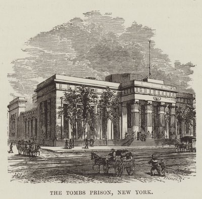 Das Gefängnis Tombs, New York von George Augustus Sala