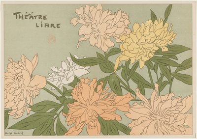 "Myrane" und "Les Chapons" (Programm für Thèâtre Libre) von George Auriol