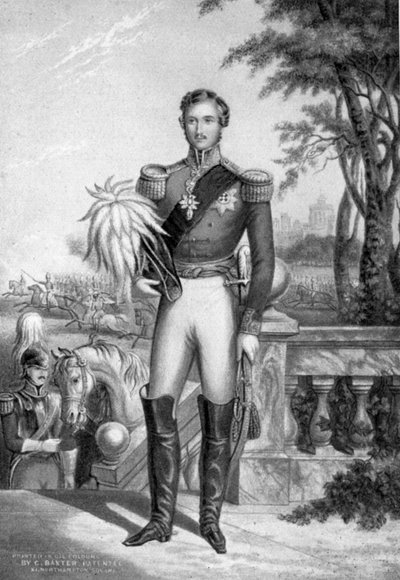 Prinz Albert von Sachsen-Coburg und Gotha, Gemahl von Königin Victoria, um 1840-1861 von George Baxter
