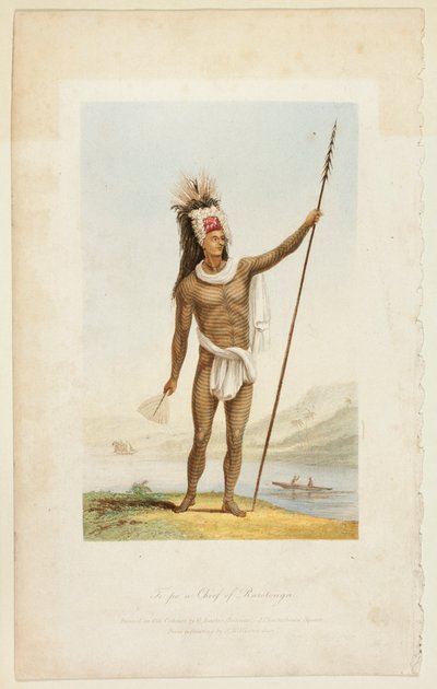 Te Po, ein Häuptling von Rarotonga von George Baxter