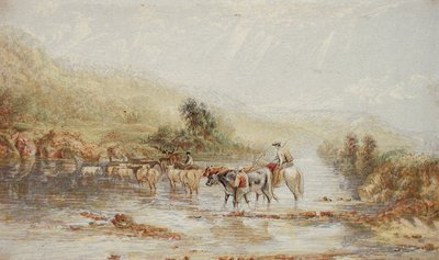 Walisische Viehtreiber von George Baxter