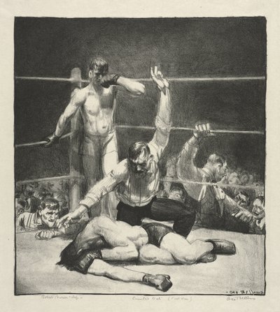Ausgezählt, Erster Stein von George Bellows
