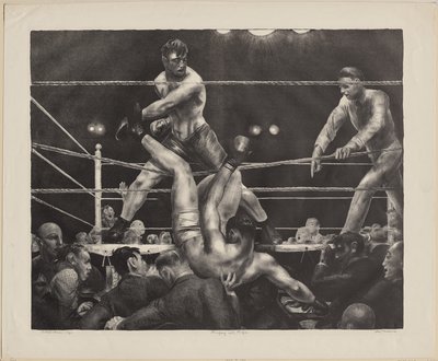 Dempsey und Firpo von George Bellows