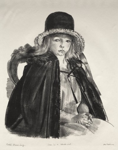 Jean mit einem schwarzen Hut von George Bellows
