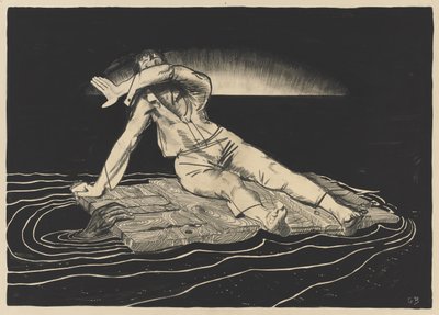 Auf einem Floß von George Bellows