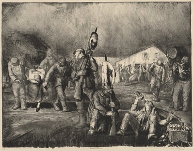 Krieg-Serie: Die Bacchanale von George Bellows