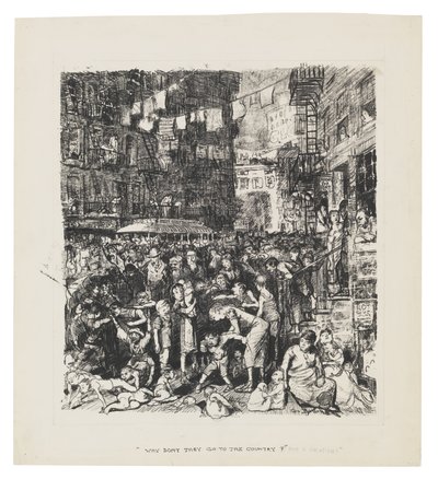 Warum fahren sie nicht aufs Land in den Urlaub? von George Bellows