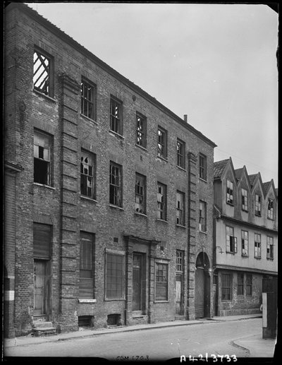Norfolk Eisenwerke, Coslany Street, Norwich, Norfolk, 1942 von George Bernard Mason
