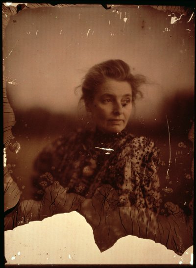 Porträtfoto von Beatrice Webb (1858-1943) (Autochromfoto) von George Bernard Shaw