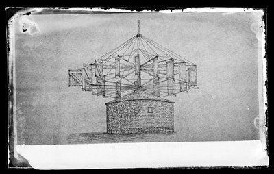 Lotts Mühle, Flatbush, Brooklyn, eine Skizze von W. H. Story, ca. 1872-87 von George Bradford Brainerd