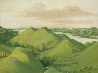Schöne Grasige Klippen, 110 Meilen oberhalb von St. Louis von George Catlin