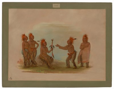 Black Hawk und der Prophet - Saukie von George Catlin