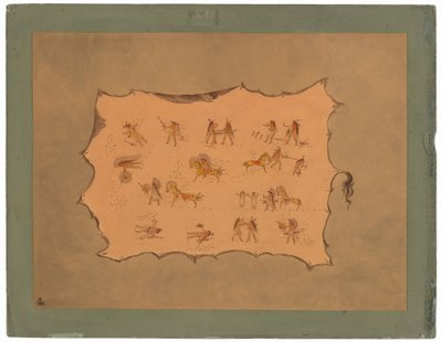 Faksimile des Gewandes von Mah-to-toh-pa - Mandan von George Catlin