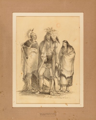 Gruppe von Algonkin und Irokesen Indianer--Nr. 1 von George Catlin