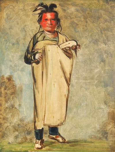 Káw-kaw-ne-chóo-a, ein Tapferer von George Catlin