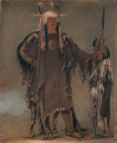 Peh-tó-pe-kiss, Adler-Rippen, ein Piegan-Häuptling von George Catlin