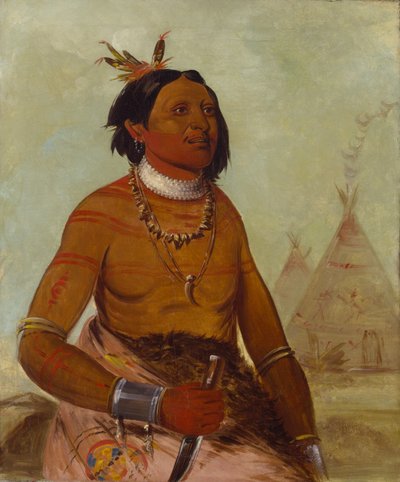 Quáy-hám-kay, Steinschale, ein Tapferer von George Catlin