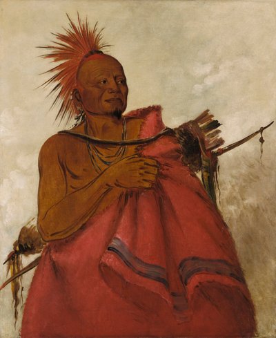 Tcha-tó-ga, Verrückter Büffel, Mörder von zwei Weißen von George Catlin