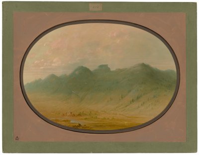 Blick auf die Kristallberge, Brasilien von George Catlin