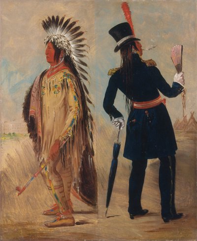 Wi-jún-jon, Taubenei-Kopf Das Licht, das nach Washington geht und zurückkehrt von George Catlin