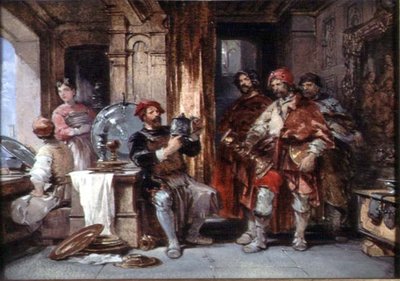 Cellini und die Räuber von George Cattermole