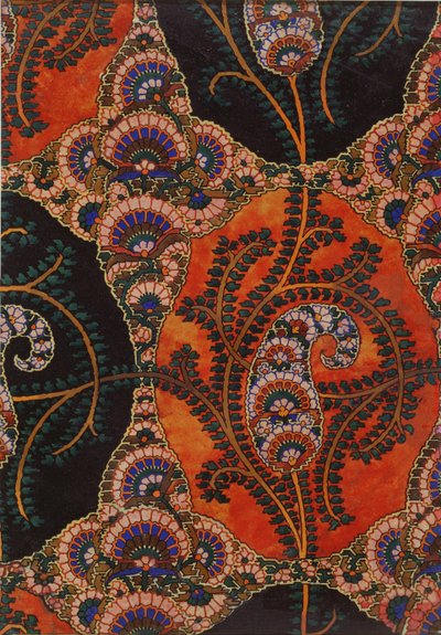 Stoffdesign für Paisley-Schals, ca. 1871 von George Charles Haite