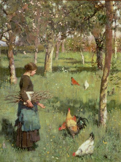 Frühlingszeit von George Clausen