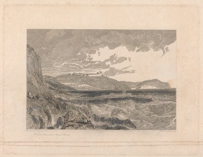 Pendennis Castle und Eingang zum Hafen von Falmouth von George Cooke