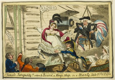 Weibliche Unerschrockenheit von George Cruikshank