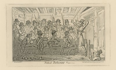Radikales Parlament von George Cruikshank