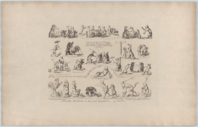 Einige der Kuriositäten der Großen Ausstellung, 1851 von George Cruikshank