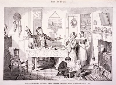 Die Flasche von George Cruikshank