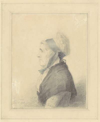 Porträt einer älteren Dame, 1796 von George Dance
