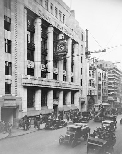 Das Daily Telegraph Gebäude, Fleet Street, City of Westminster, London, frühe 1930er. von George Davison Reid