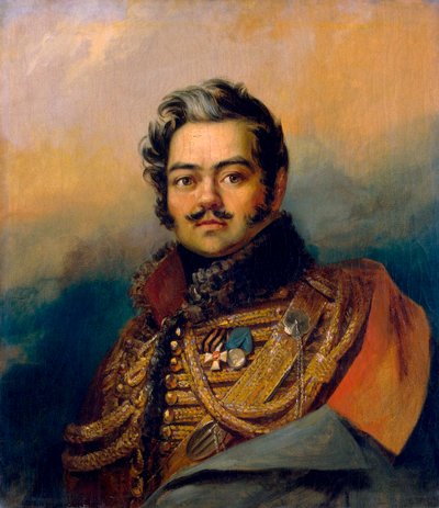 Denis Davydov, russischer Soldat und Dichter von George Dawe