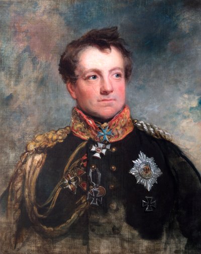 Porträt von Feldmarschall August Neidhart, Graf von Gneisenau, preußischer Soldat, 1818 von George Dawe