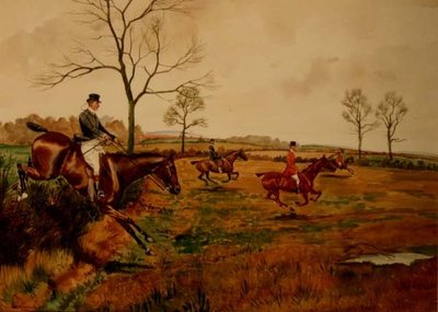 Jagd im vollen Galopp von George Derville Rowlandson