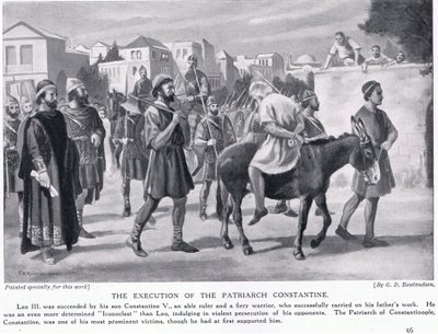 Die Hinrichtung des Patriarchen Konstantin von George Derville Rowlandson