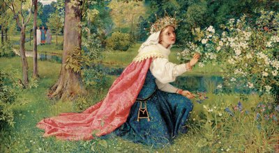 Matilda - Dante, Purgatorio, Canto 28 von George Dunlop Leslie