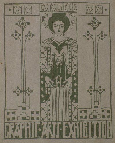 Proof Print für Dundee Graphic Arts Association Katalog Cover von George Dutch Davidson