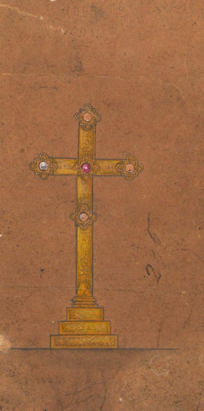 Entwürfe für Jones und Willis, Metall- und Holzarbeiter und Kirchenmöbelhersteller aus Birmingham und London von George Edmund Street