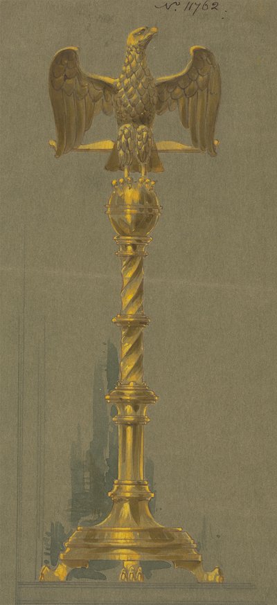 Entwürfe für Jones und Willis, Metall- und Holzarbeiter und Kirchenmöbelhersteller aus Birmingham und London von George Edmund Street